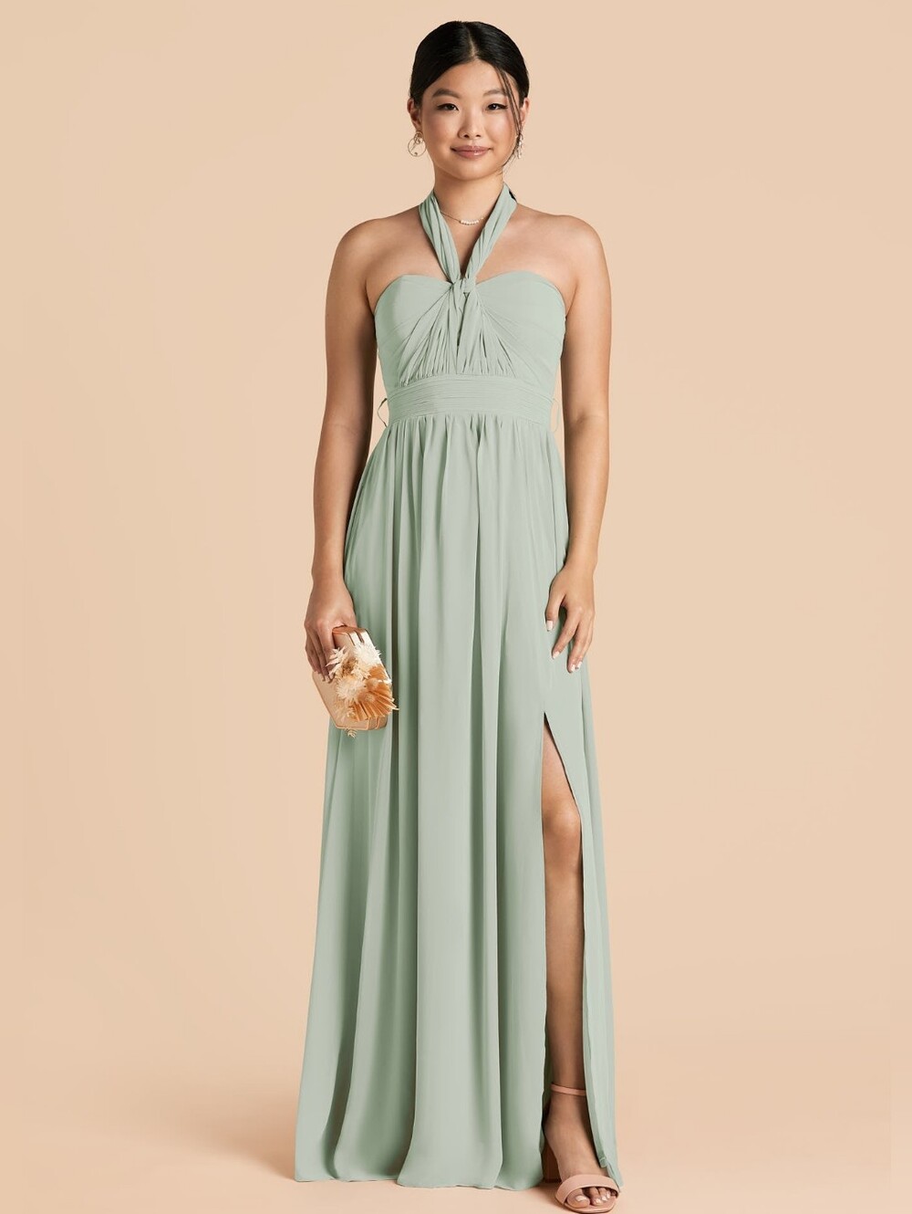 Birdy Grey Grace Maxi Dress In Sage Bridesmaid Dress Size Medium